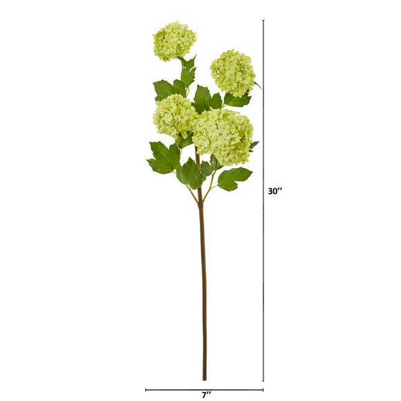 31.5 Snowball Hydrangea X 4 Bloom Collection - SKU #2314 - 3